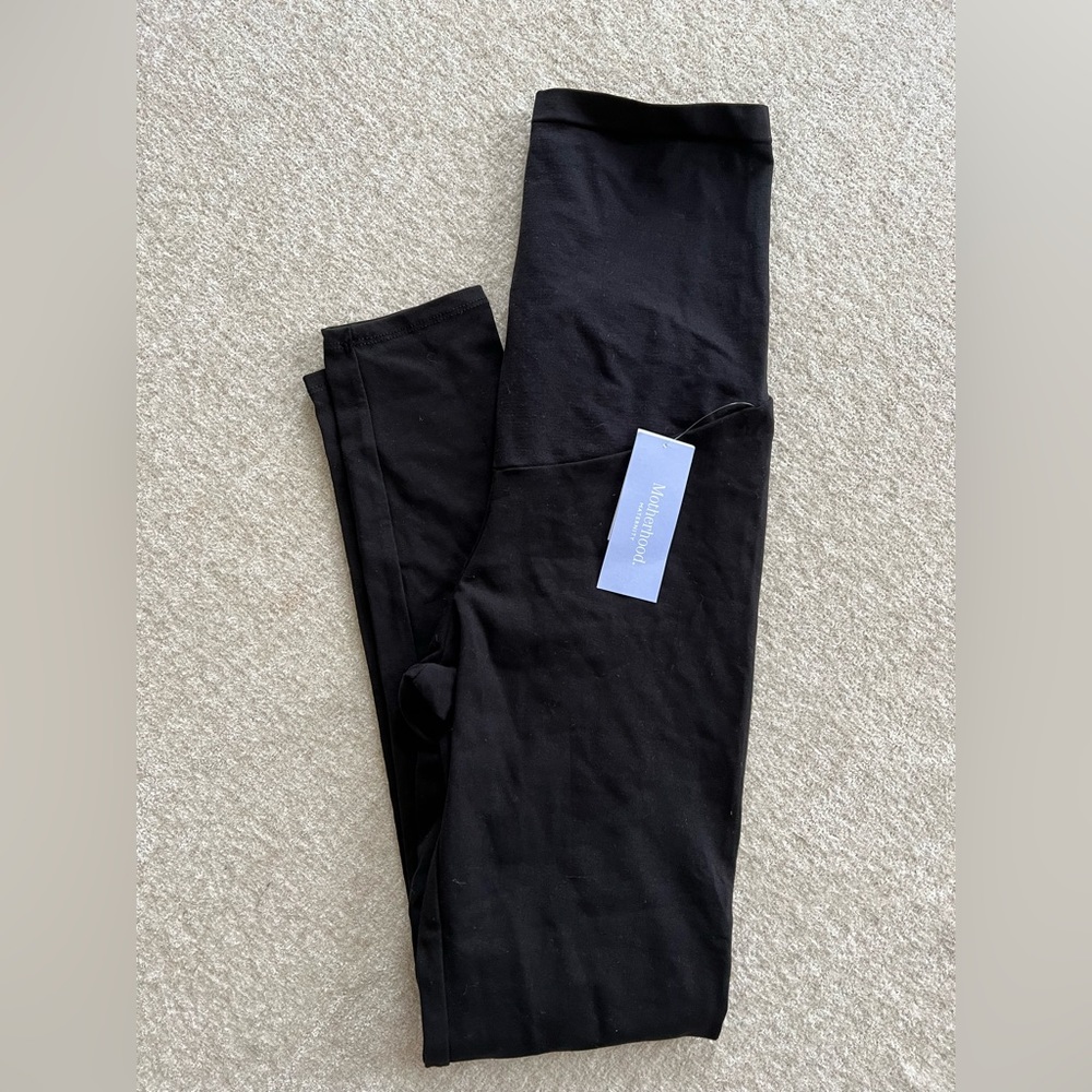 Motherhood Maternity black leggings S new with tags